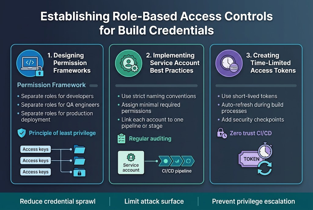 Establishing Role-Based Access Controls for Build Credentials