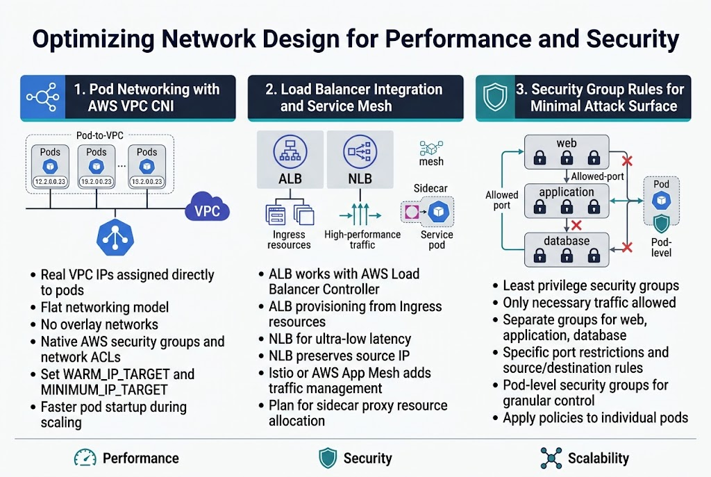 Optimizing Network Design for Performance and Security