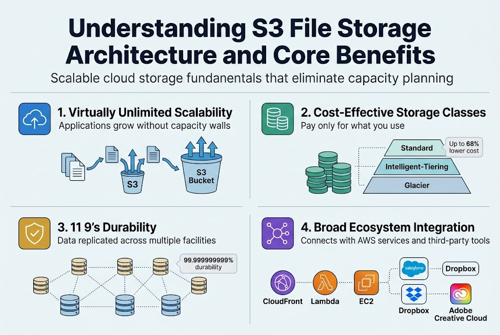 Understanding S3 File Storage Architecture and Core Benefits