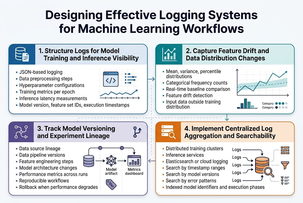 Designing Effective Logging Systems for Machine Learning Workflows