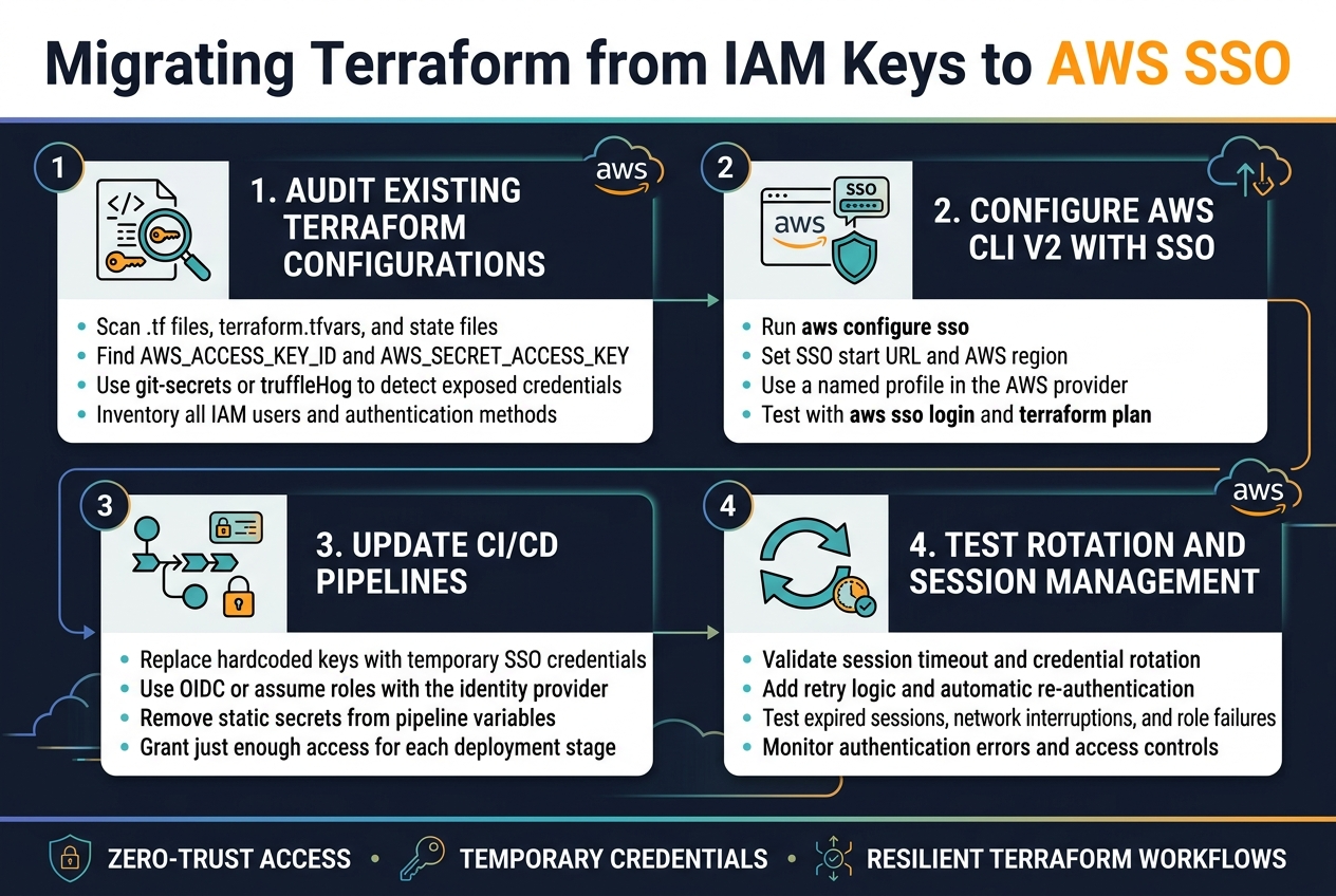Migrating Terraform from IAM Keys to AWS SSO