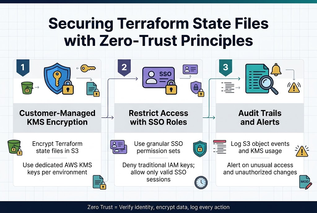 Securing Terraform State Files with Zero-Trust Principles