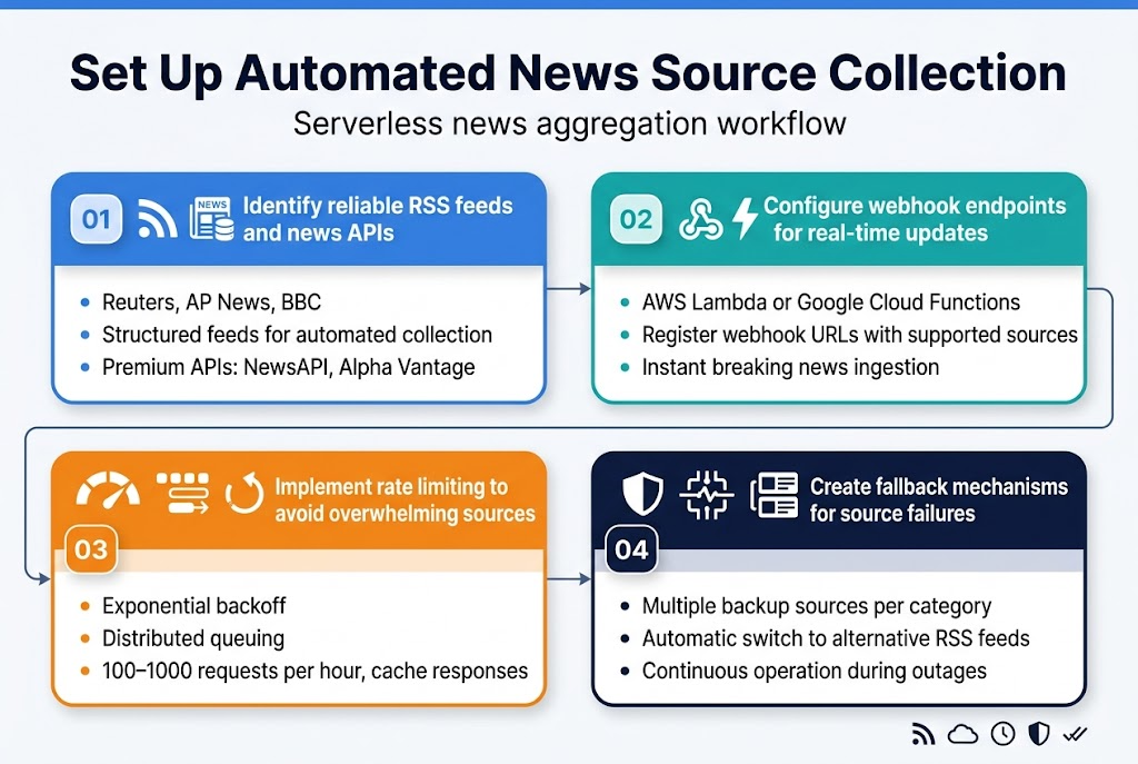 Set Up Automated News Source Collection