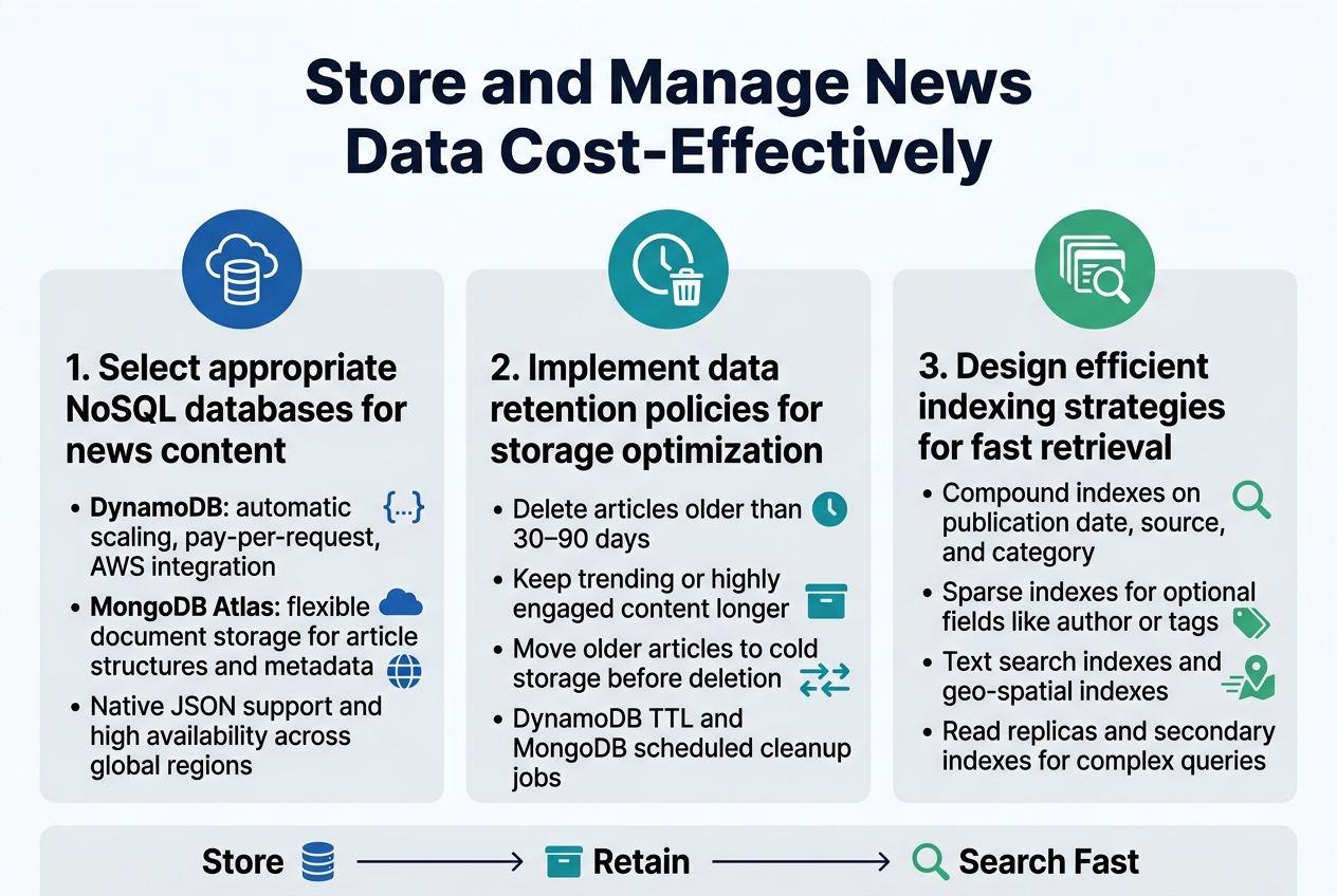 Store and Manage News Data Cost-Effectively