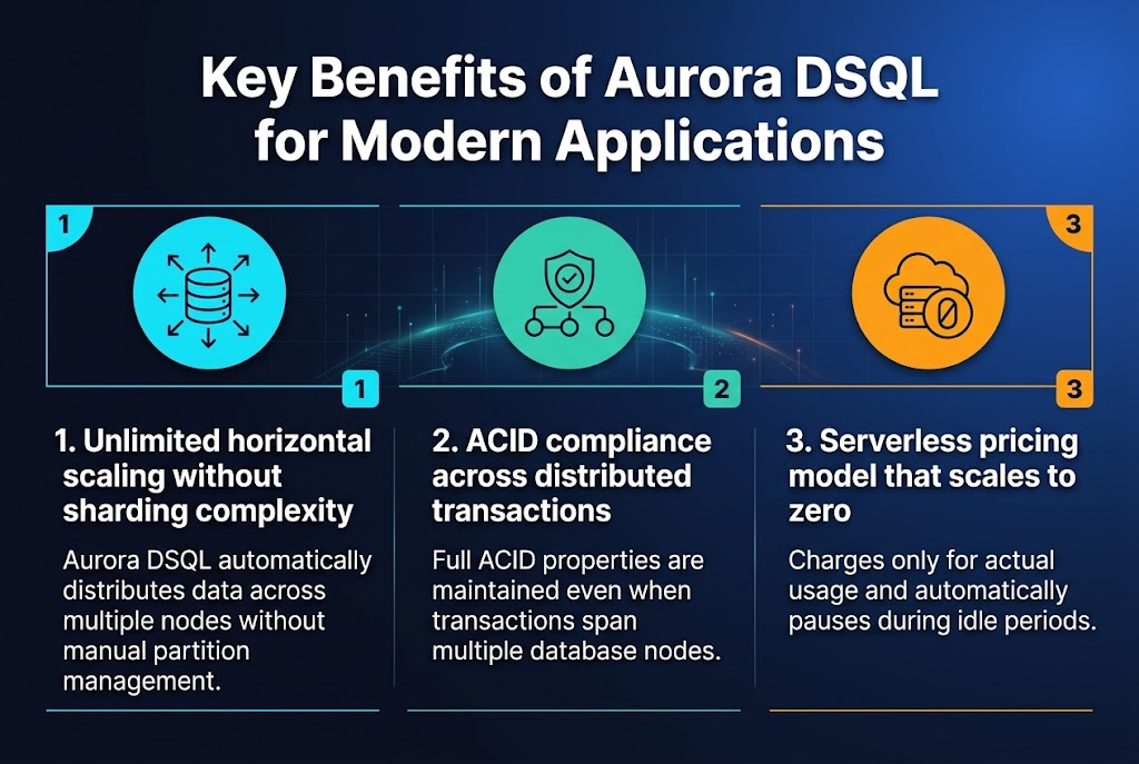 Key Benefits of Aurora DSQL for Modern Applications