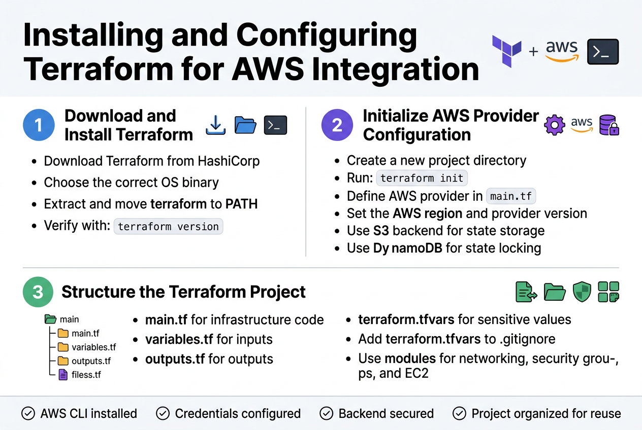 Installing and Configuring Terraform for AWS Integration