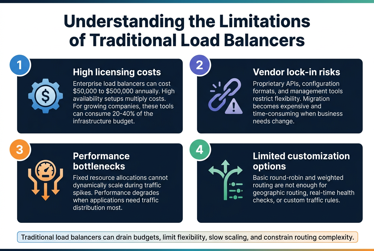 Understanding the Limitations of Traditional Load Balancers