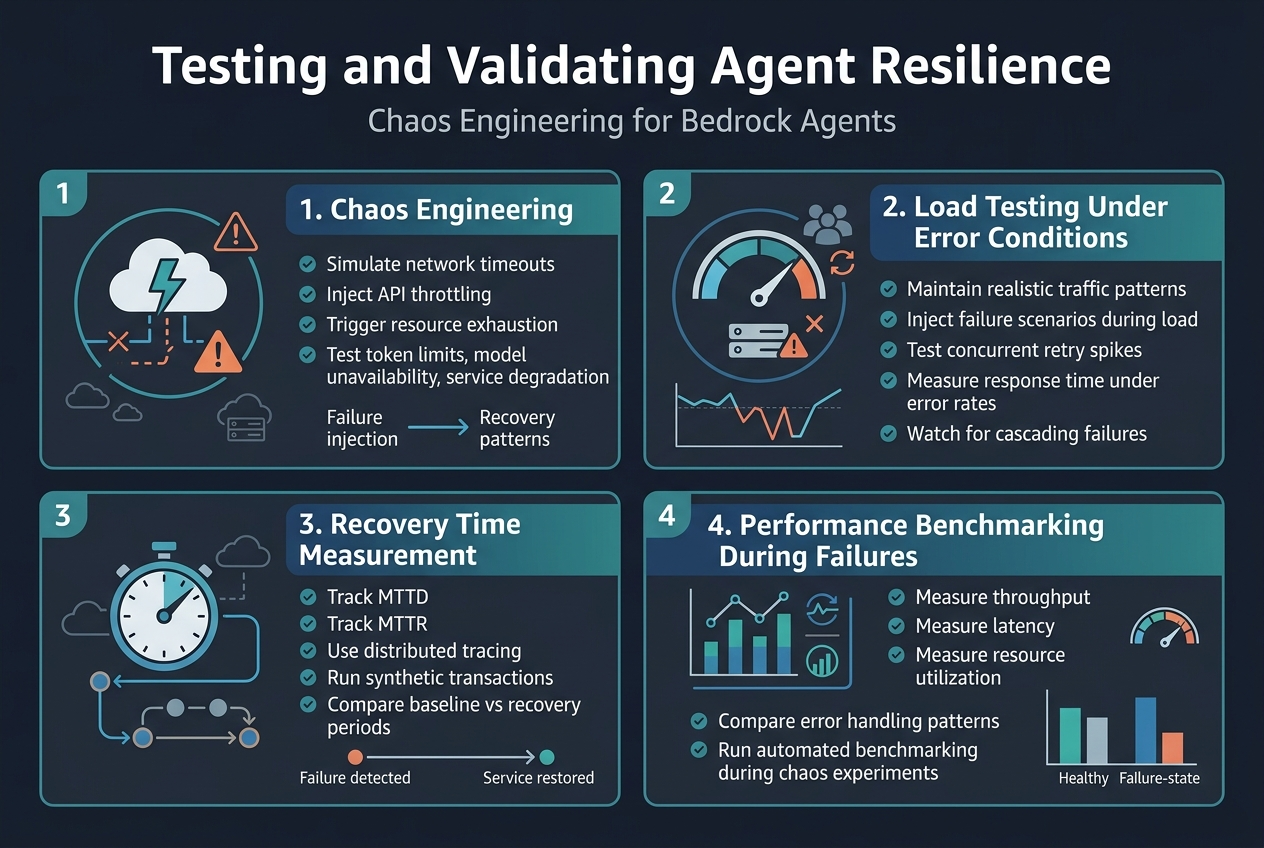 Testing and Validating Agent Resilience
