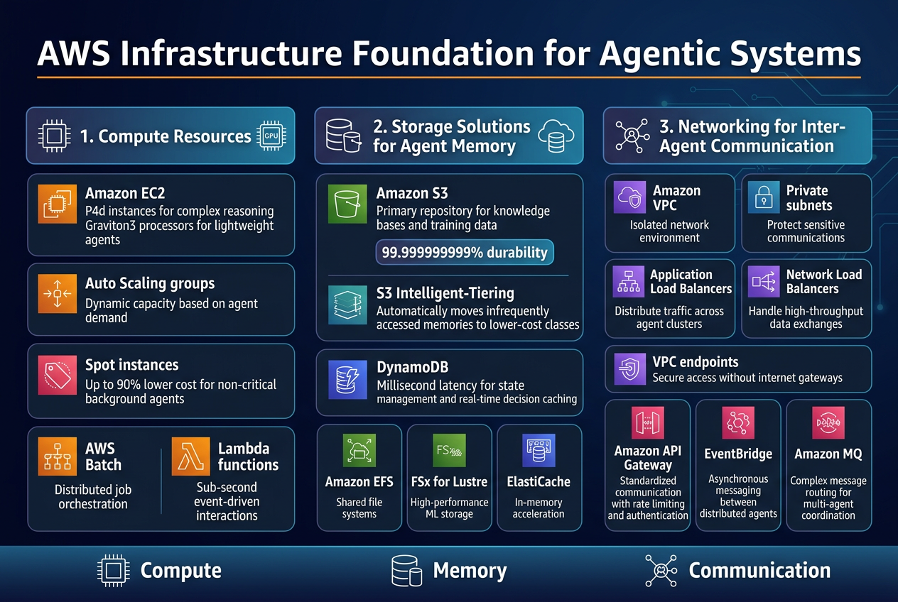 AWS Infrastructure Foundation for Agentic Systems