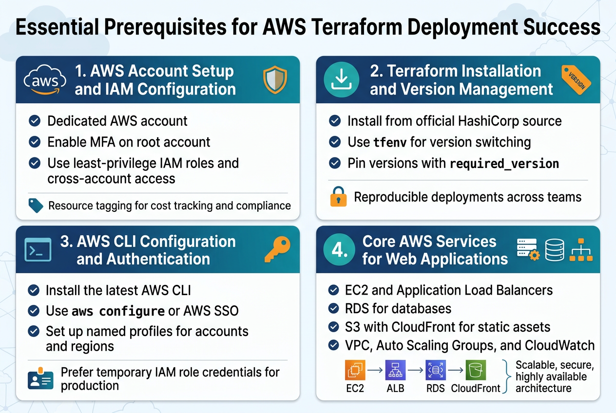 Essential Prerequisites for AWS Terraform Deployment Success