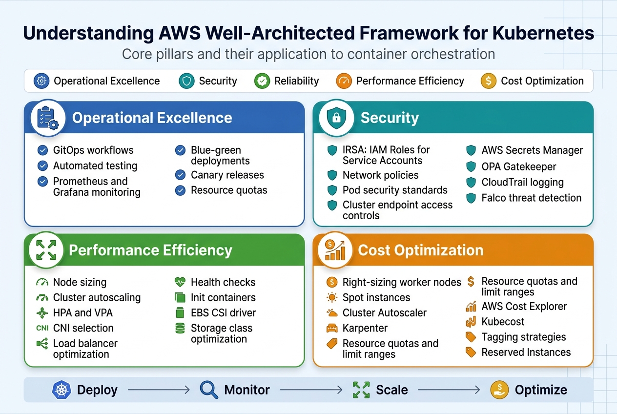 Understanding AWS Well-Architected Framework for Kubernetes