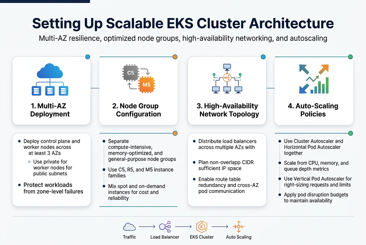 Setting Up Scalable EKS Cluster Architecture