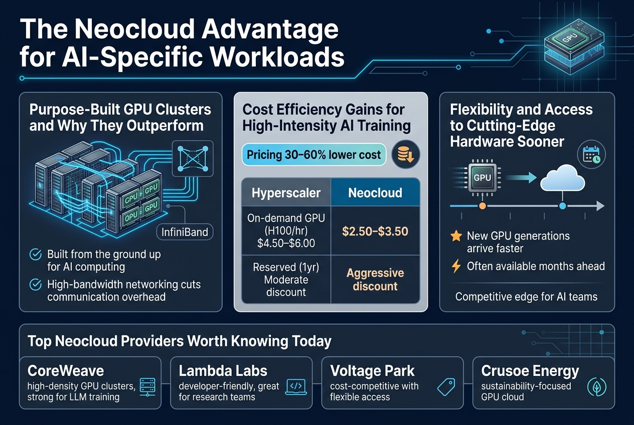 The Neocloud Advantage for AI-Specific Workloads