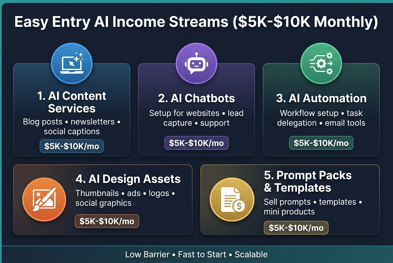 Best AI Tools to Make 75k Money Online 2026