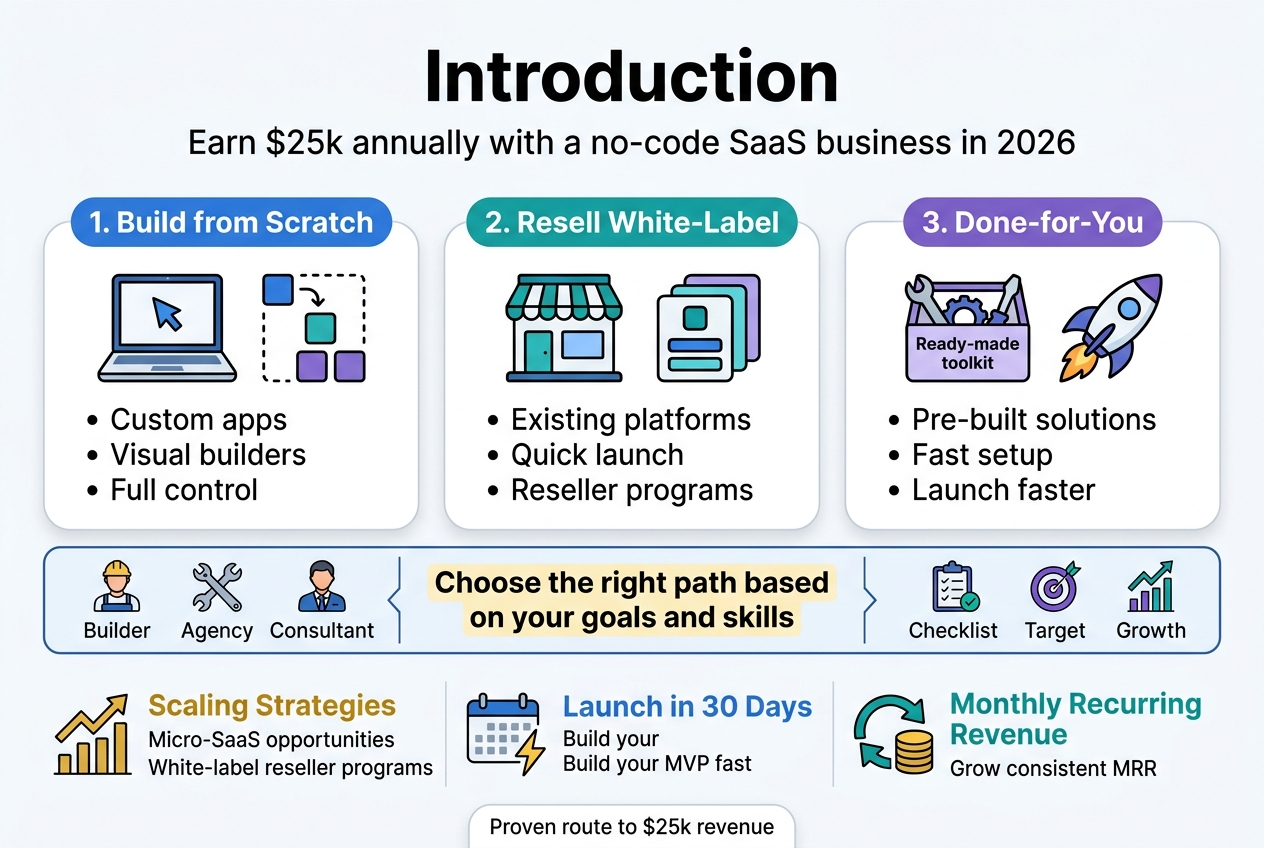 Earn 25k with saas as in 2026 with zero code