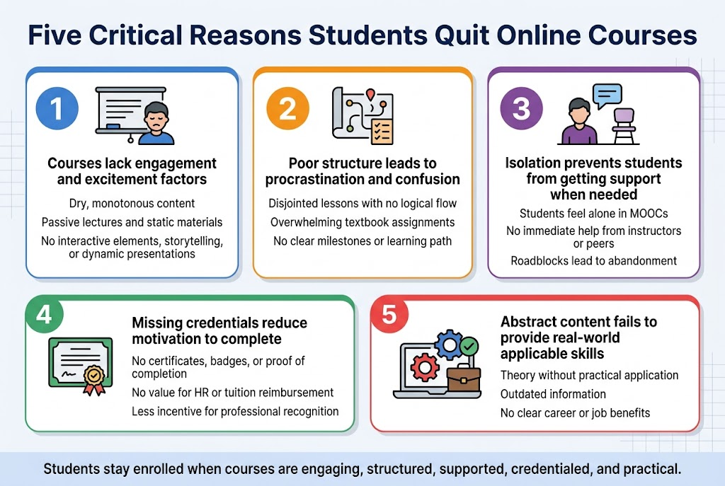 Why 90% of People Never Finish Online Courses Why 90% of People Never Finish Online Courses