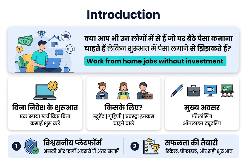Work from home jobs without investment