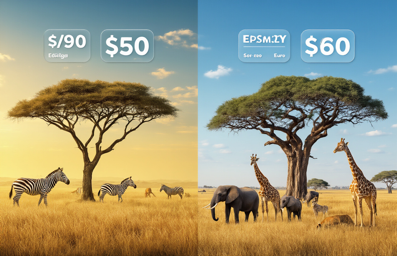 Safari Costs and Value for Money Comparison
