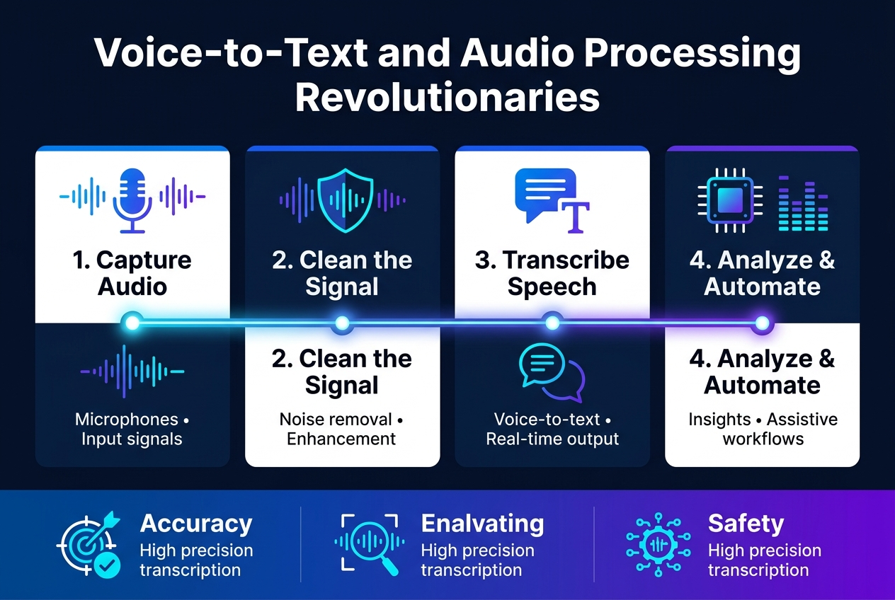 Voice-to-Text and Audio Processing Revolutionaries