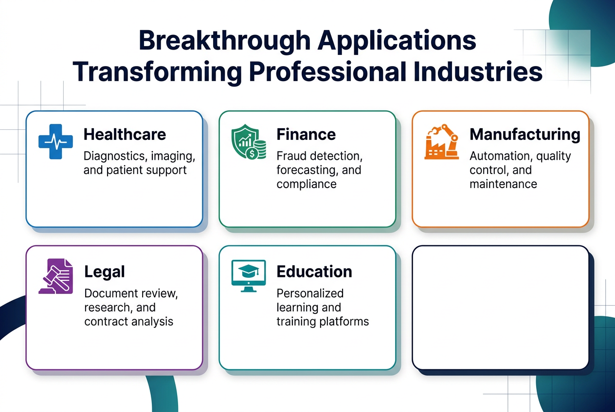 Breakthrough Applications Transforming Professional Industries