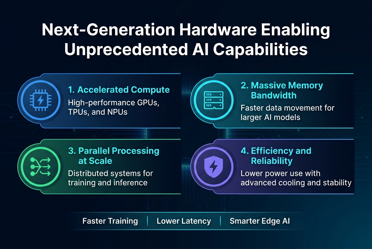Next-Generation Hardware Enabling Unprecedented AI Capabilities