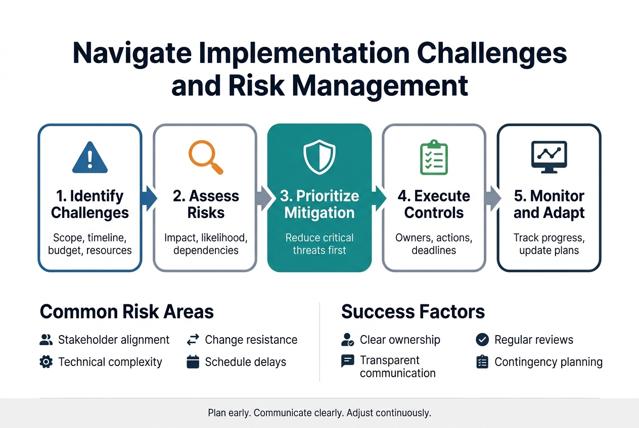 Navigate Implementation Challenges and Risk Management