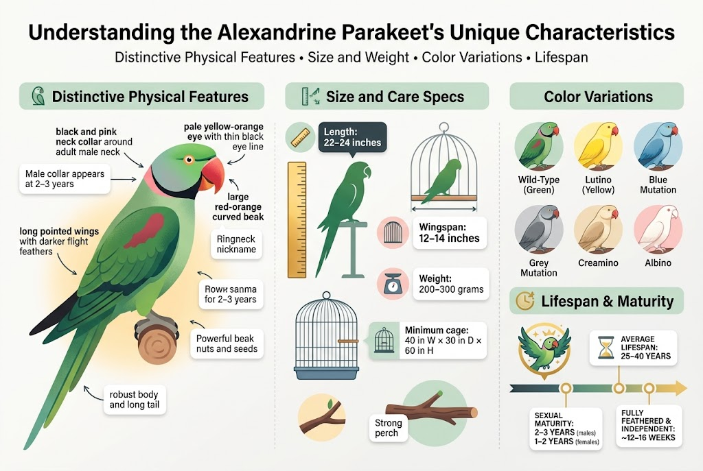 Understanding the Alexandrine Parakeet's Unique Characteristics
