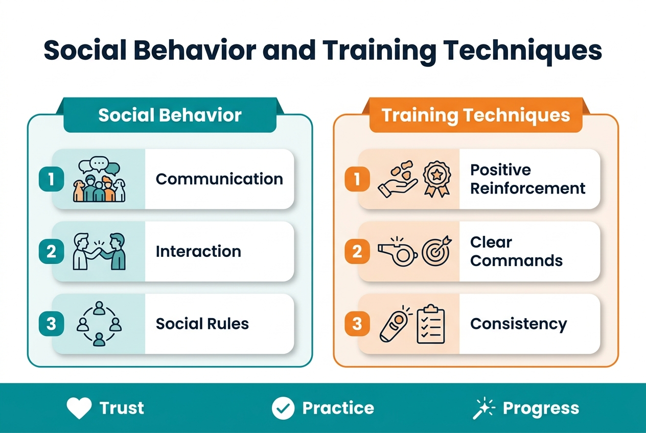 Social Behavior and Training Techniques