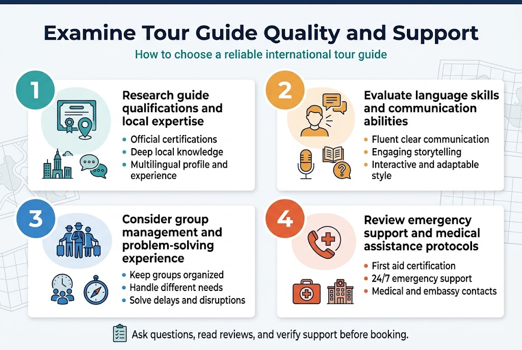 How to Choose the Perfect International Group Tour 7 Examine Tour Guide Quality and Support