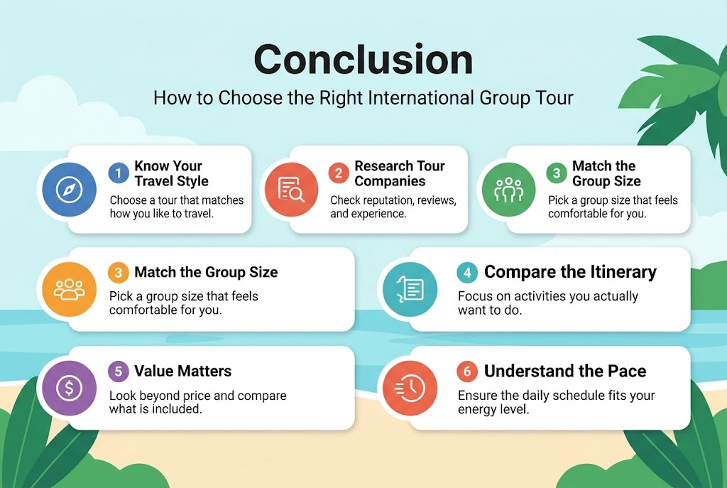How to Choose the Perfect International Group Tour 9 conclusion