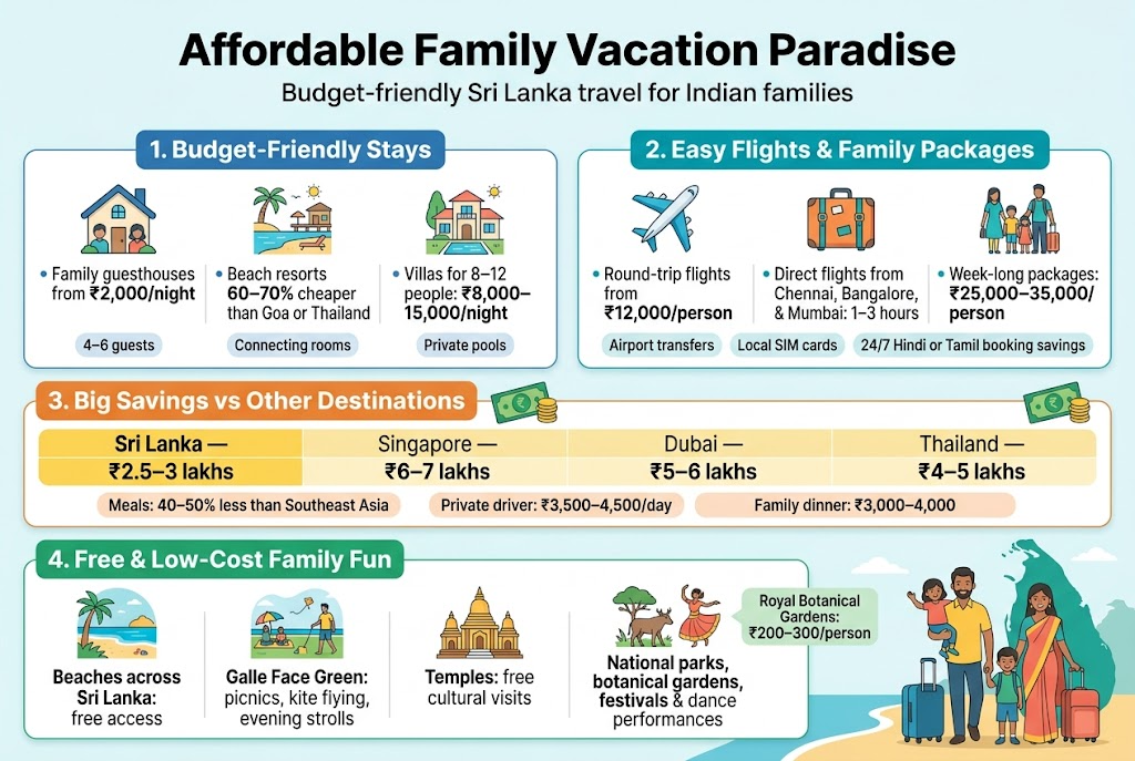 Why Sri Lanka is the #1 Trending Destination for Indian Families in 2026. 3 Affordable Family Vacation Paradise