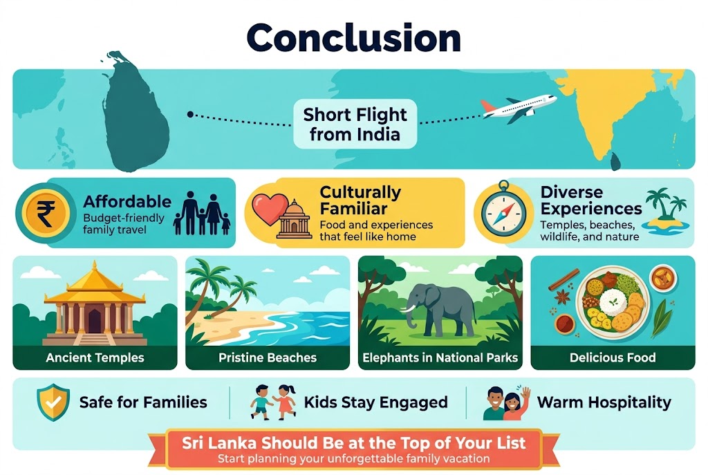 Why Sri Lanka is the #1 Trending Destination for Indian Families in 2026. 8 conclusion