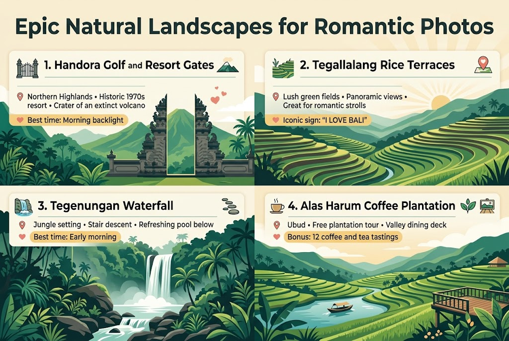 Epic Natural Landscapes for Romantic Photos