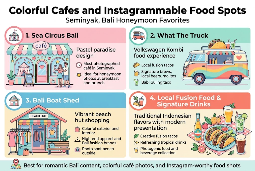 Colorful Cafes and Instagrammable Food Spots