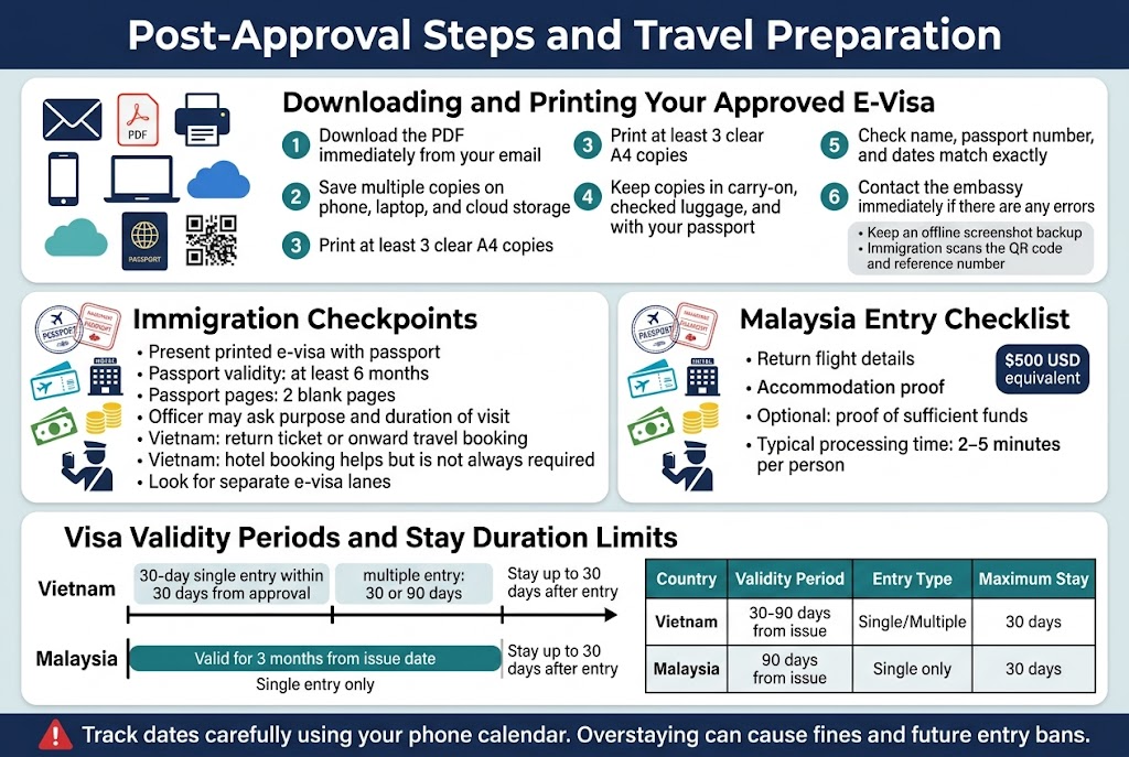 The Secret 15-Minute E-Visa Trick That Gets Indians Into Vietnam & Malaysia INSTANTLY 10 Post-Approval Steps and Travel Preparation