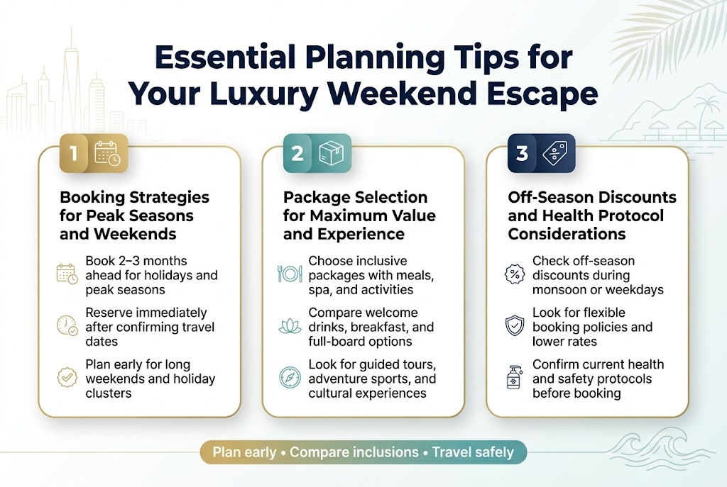 Essential Planning Tips for Your Luxury Weekend Escape