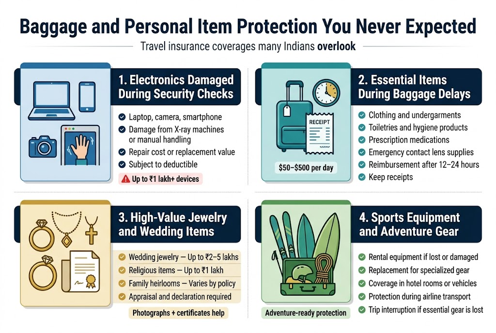 Travel Insurance for Indians: 7 Hidden Benefits You Don't Know About 5 Baggage and Personal Item Protection You Never Expected