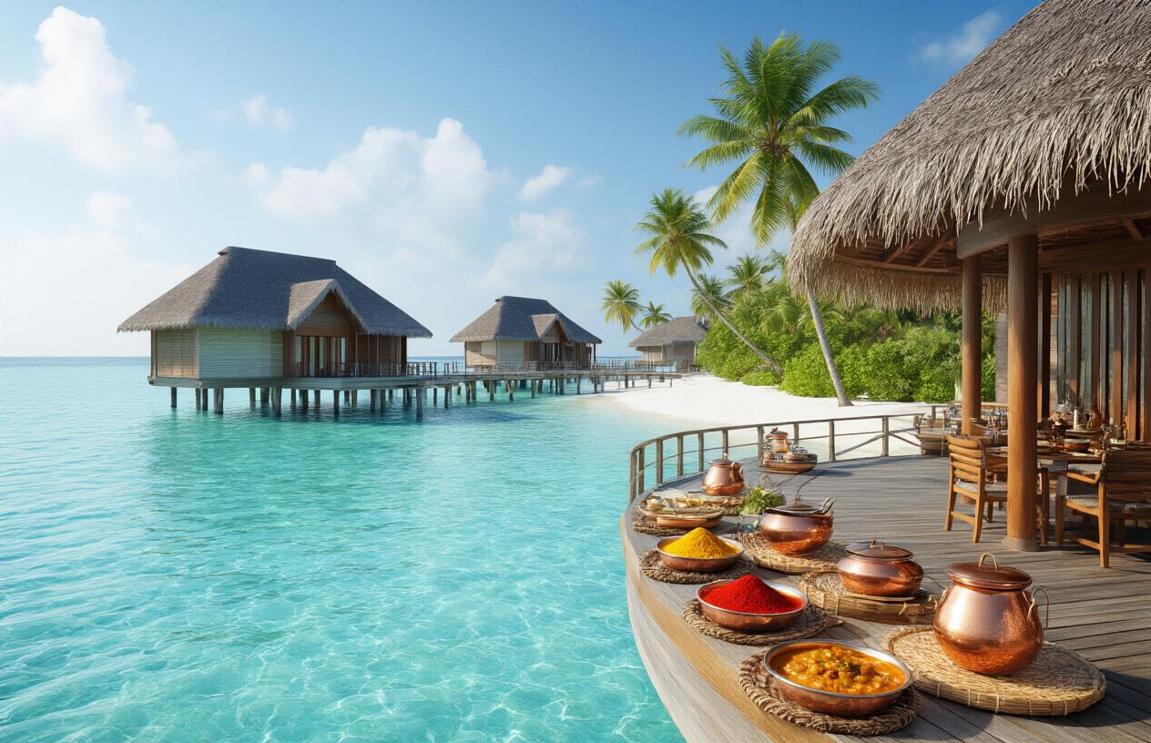 Luxury Overwater Villa Resorts with Exceptional Indian Restaurants