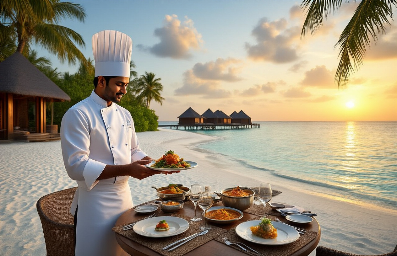 Private Island Resorts Featuring Celebrity Indian Chefs