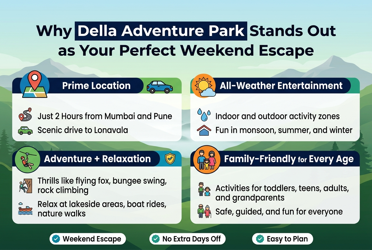 Why Della Adventure Park Stands Out as Your Perfect Weekend Escape