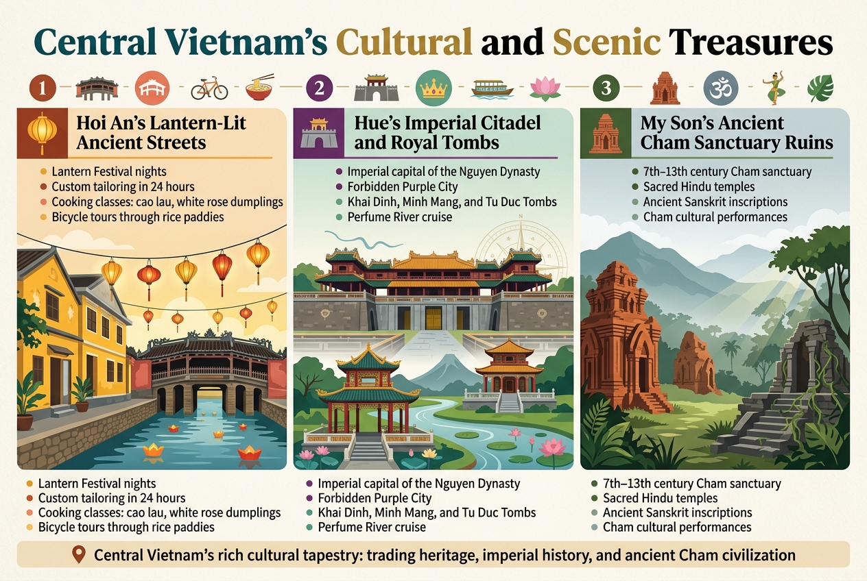 Central Vietnam's Cultural and Scenic Treasures