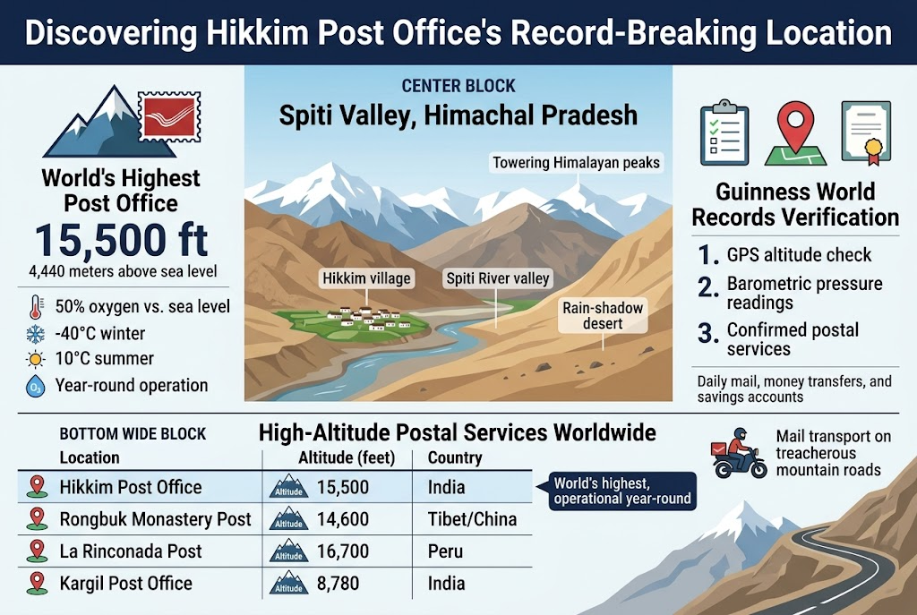 Discovering Hikkim Post Office's Record-Breaking Location