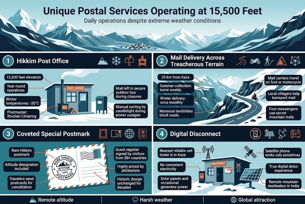 Unique Postal Services Operating at 15,500 Feet