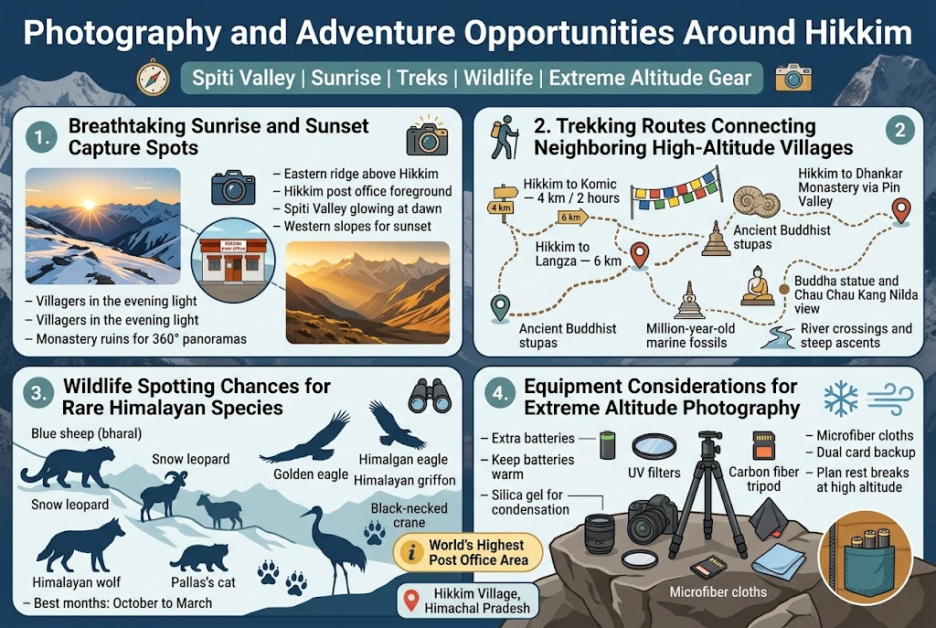 Photography and Adventure Opportunities Around Hikkim