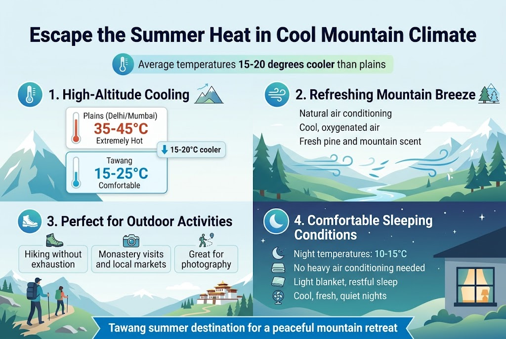 Escape the Summer Heat in Cool Mountain Climate