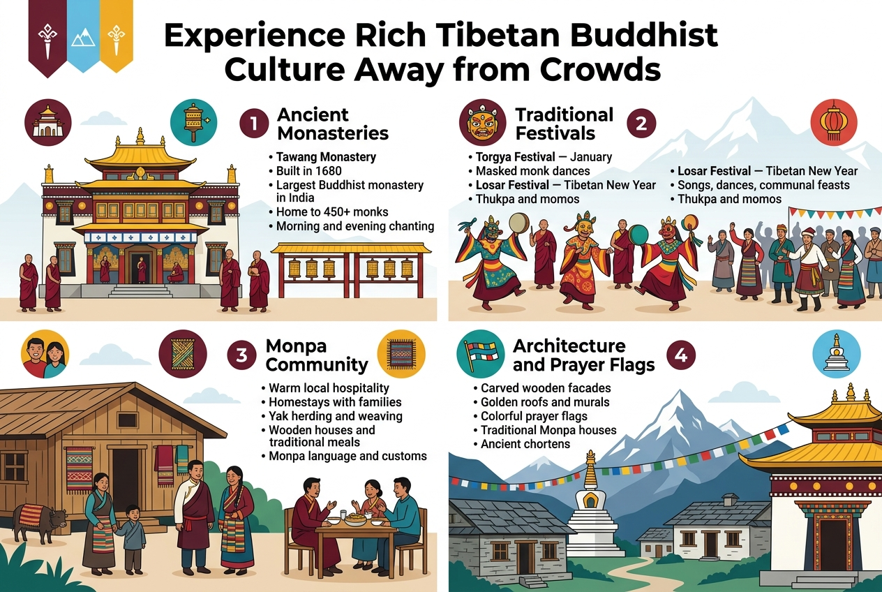 Experience Rich Tibetan Buddhist Culture Away from Crowds