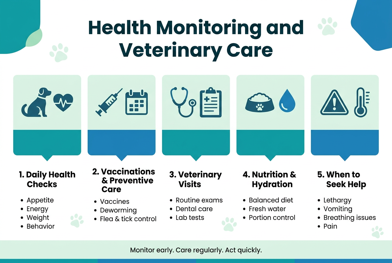 Health Monitoring and Veterinary Care