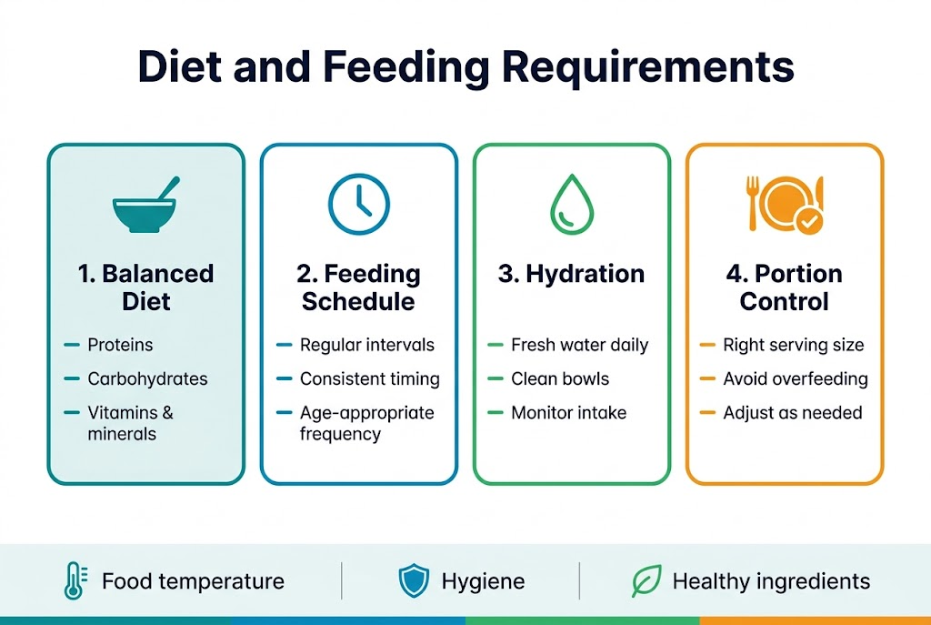 Diet and Feeding Requirements