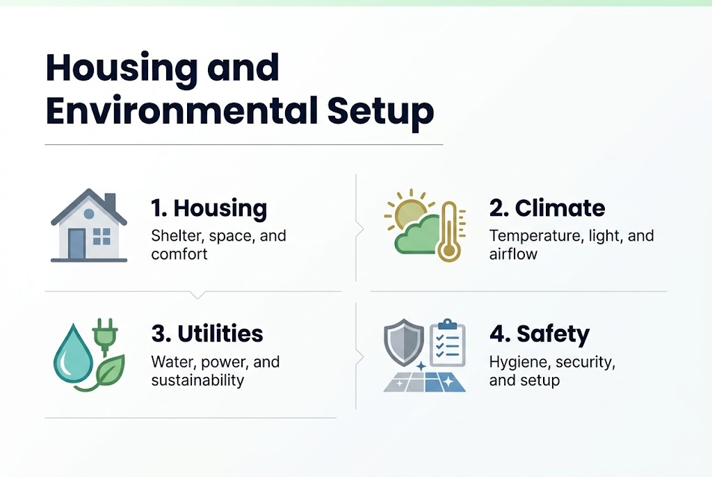 Housing and Environmental Setup