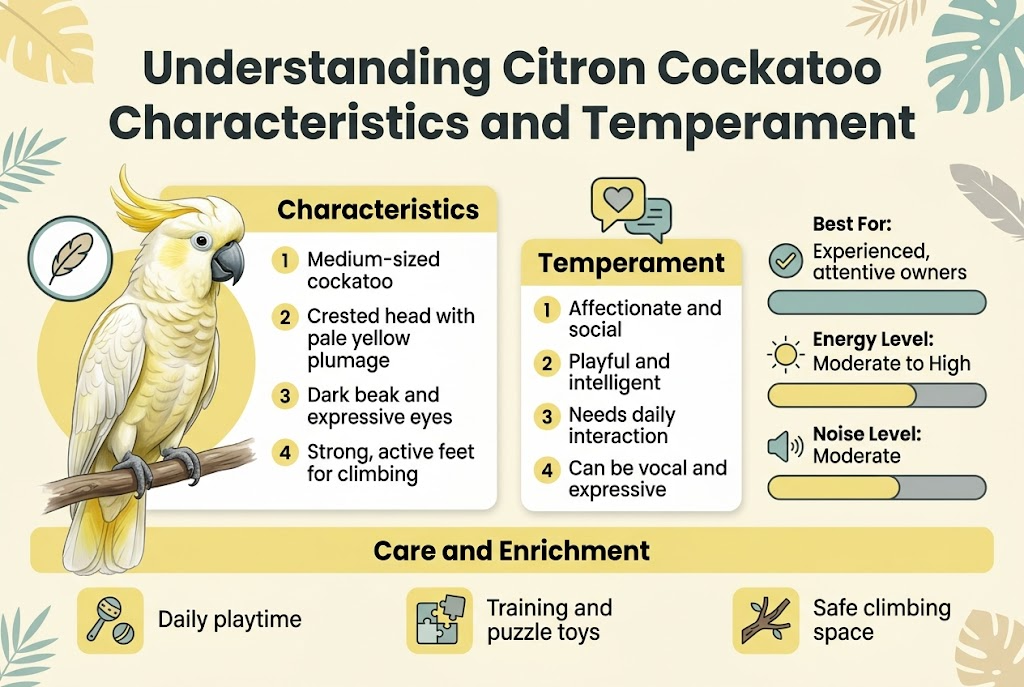 Citron Crested Cockatoo 